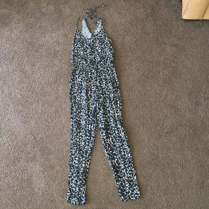 Lucky Brand black and white patterned jumpsuit